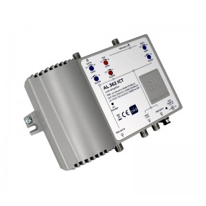 AL 362 ICT Amplificador de linha TER +SAT Duplo 2entradas / 2saidas 