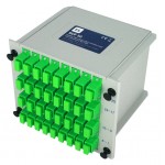 SCF 32 - Splitter fibra óptica modular (cassette) 1x32 conectorizado SC/APC