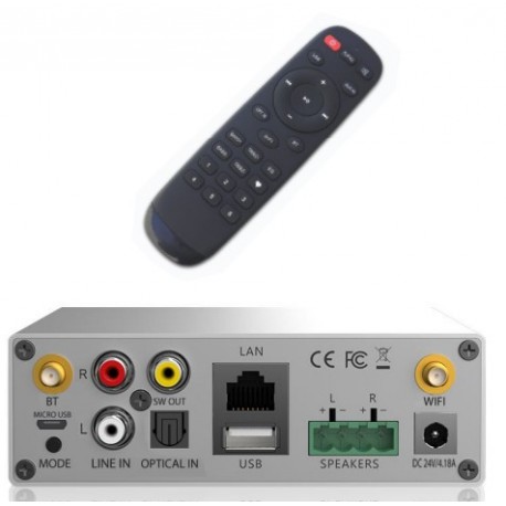 WS-280 - Amplificador HiFi com WiFi, Bluetooth e USB